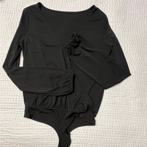 Longsleeve black blouse / bodysuit